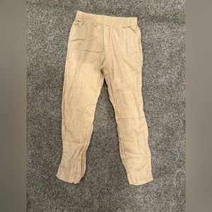 H&M Linen Tapered Trousers | Size: XS